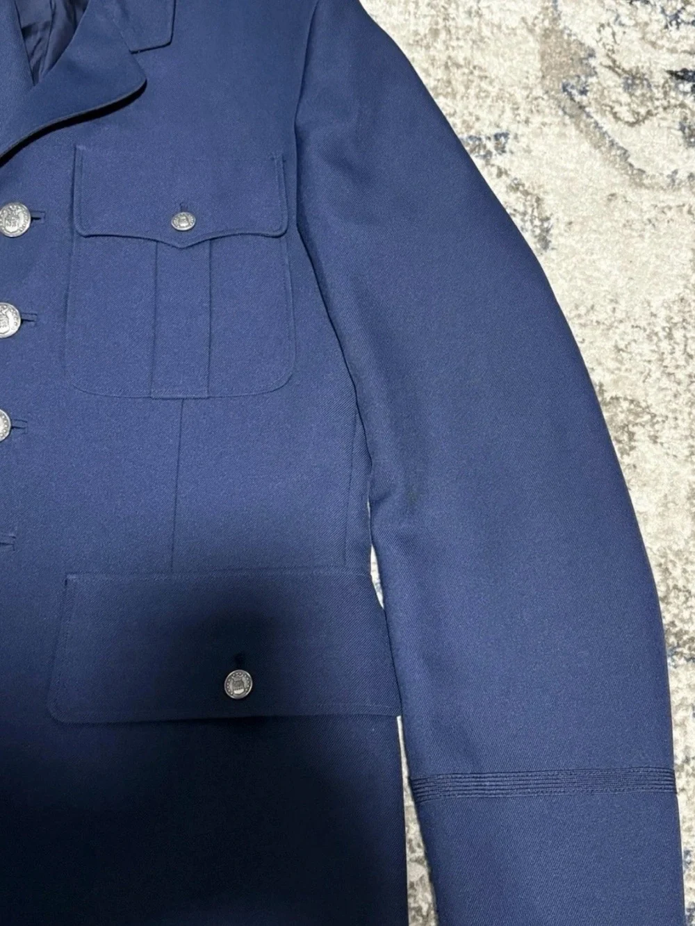 Patriot Vintage 1981 USAF Service Dress Coat - Navy Blue
